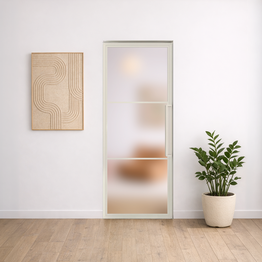 3-vaks stalen taatsdeur - Moderne look