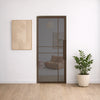 Porte pivotante en acier à 6 panneaux – Design de luxe