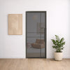 Porte pivotante en acier à 6 panneaux – Design de luxe